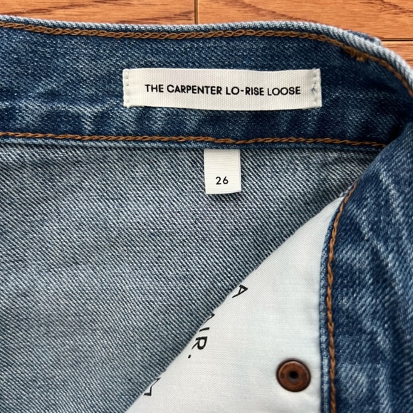 Aritzia Denim Forum the Carpenter Lo-rise loose jean size 26 - Picture 3 of 10